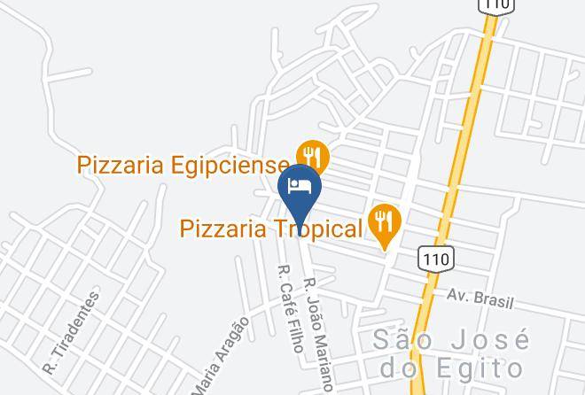Sao Jose Do Egito - Binhas Hotel Maps