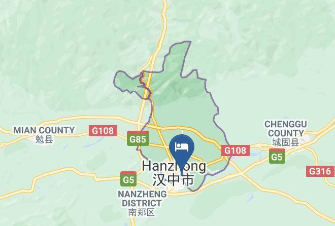 Hanzhong - Binjiang Garden Hotel Maps