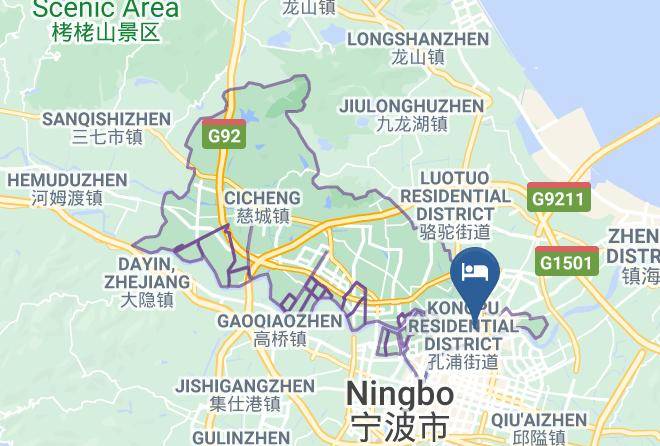 Ningbo - Binjiang Holiday Commercial Hotel Maps