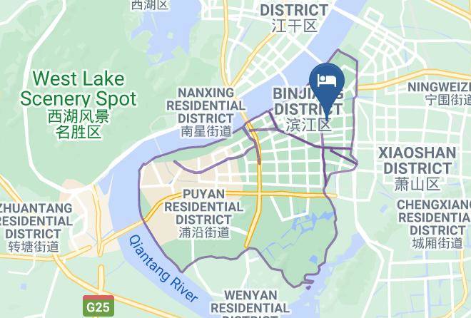 Hangzhou - Binjiang Scholars Hotel Maps