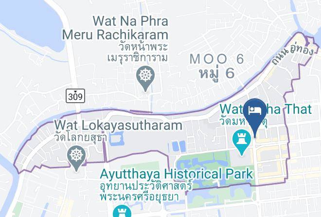Amphoe Phra Nakhon Si Ayutthaya - Binlarguesthose Maps