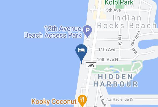 Pinellas - Binnie's Beachfront Bungalow Maps