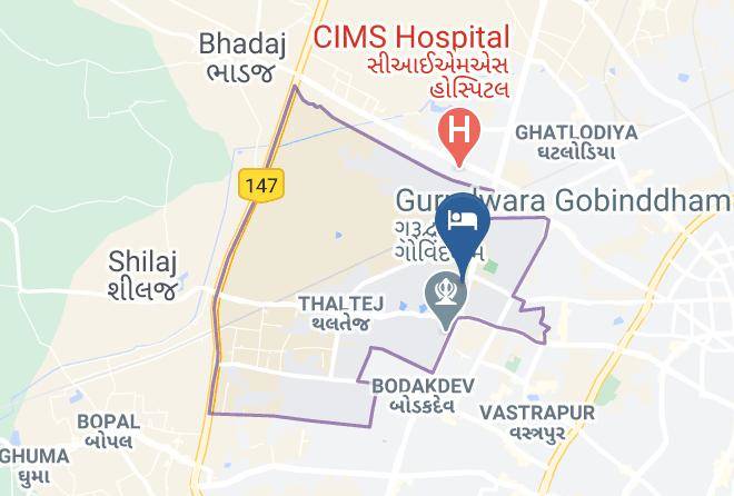 Ahmadabad - Binori Hotel Maps