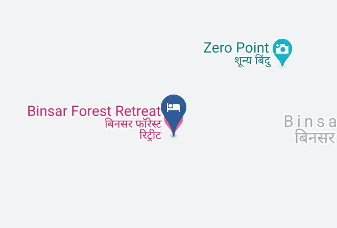Almora Sub District - Binsar Forest Retreat Maps