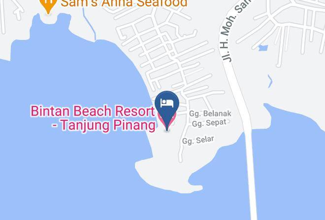 Bintan Regency - Bintan Beach Resort Tanjung Pinang Hotel Maps
