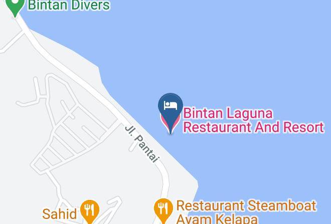 Bintan Regency - Bintan Laguna Restaurant And Resort Maps