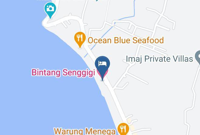 West Lombok Regency - Bintang Senggigi Hotel Maps