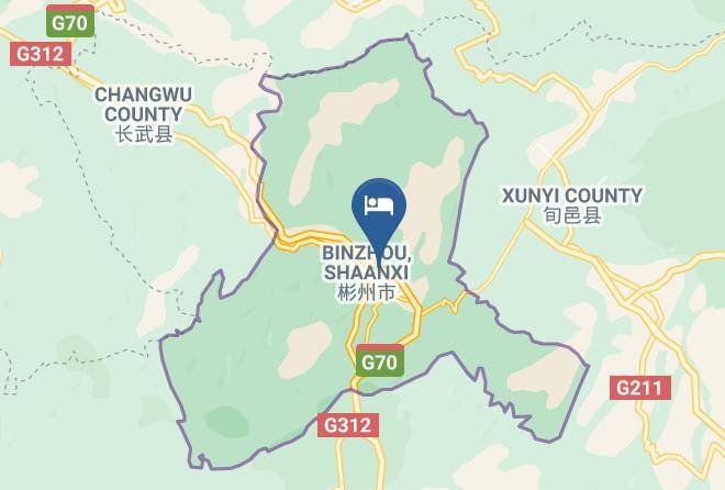 Xianyang - Binxian Yuebin Holiday Hotel Maps