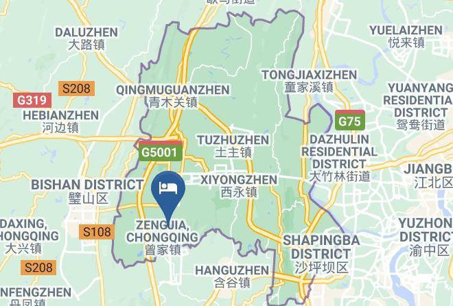 Shapingba District - Binxin Business Hotel Maps
