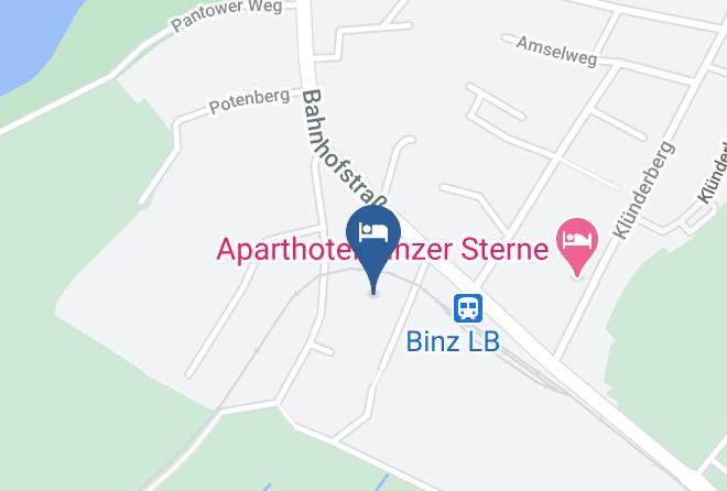 Vorpommern Rugen - Binzhotel Landhaus Waechter Maps