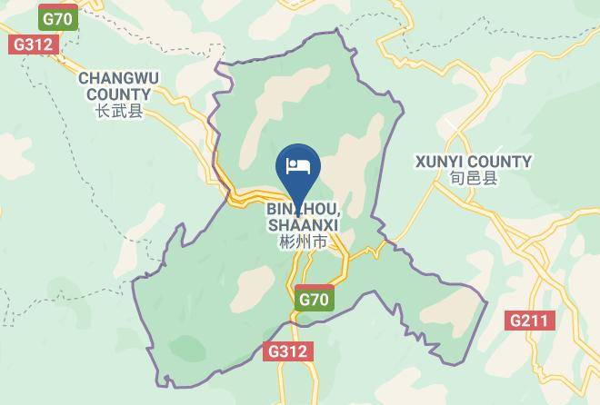Xianyang - Binzhou International Garden Hotel Northwest Gate Maps