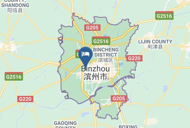 Binzhou - Binzhou Longdian Hotel Maps