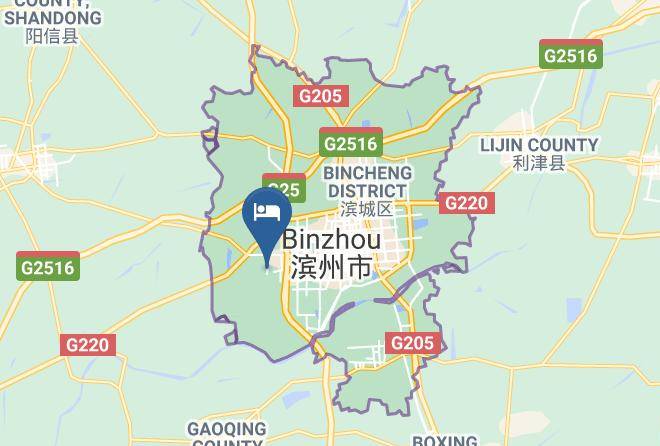 Binzhou - Binzhou Lvdu Hotel Maps