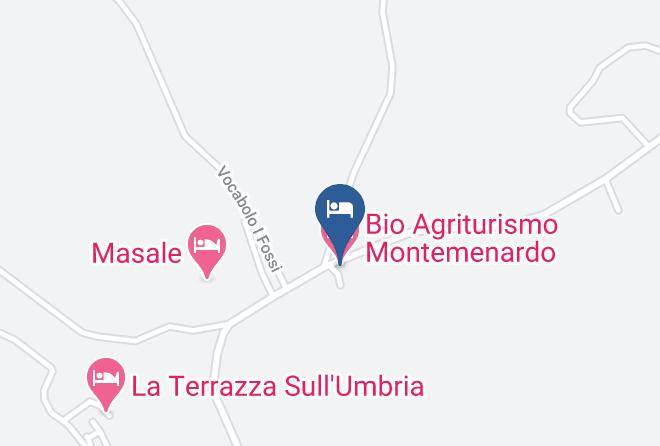 Perugia - Bio Agriturismo Montemenardo Maps
