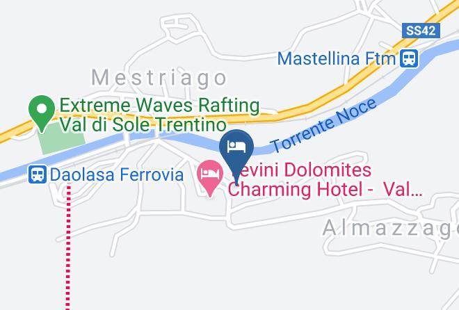 Trento - Bio Hotel Benny Maps