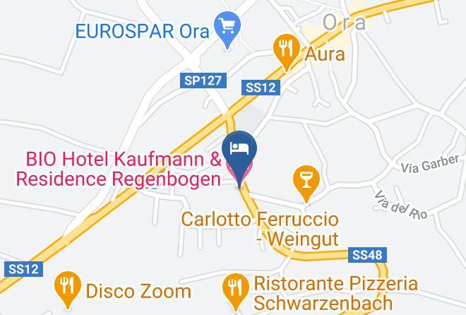 Bolzano - Bio Hotel Kaufmann & Residence Regenbogen Maps