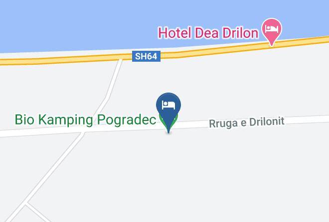 Pogradec - Bio Kamping Pogradec Maps
