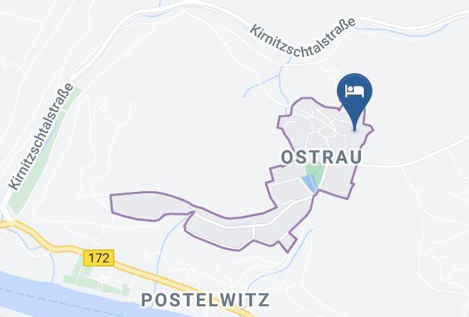 Sachsische Schweiz Osterzgebirge - Bio Pension Ostrauer Hohe Maps
