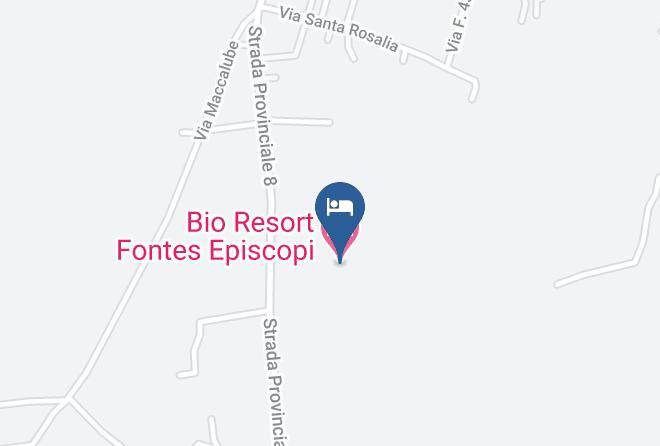 Agrigento - Bio Resort Fontes Episcopi Maps