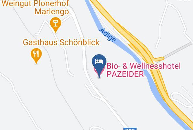 Bio & Wellnesshotel Pazeider Map