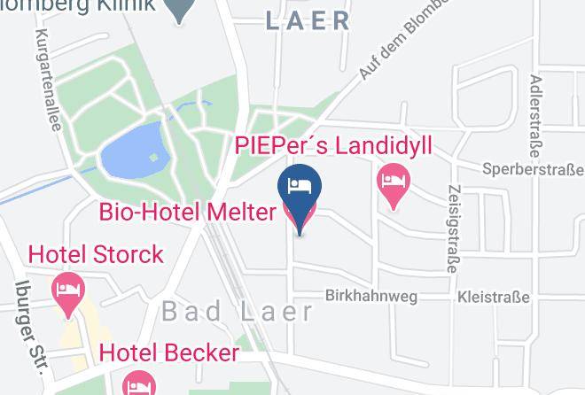 Osnabruck - Bio Hotel Melter Maps