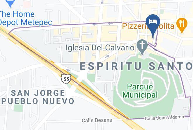 Metepec - Biohotel Metepec Maps