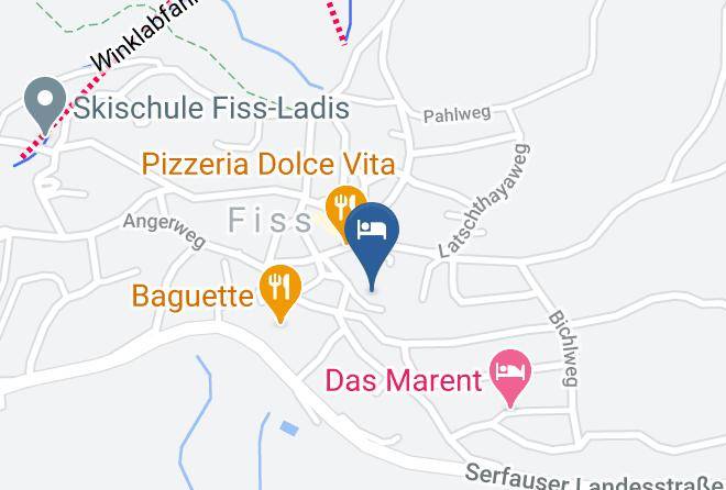 Landeck - Biopension Hotel Garni Alpenheim Maps