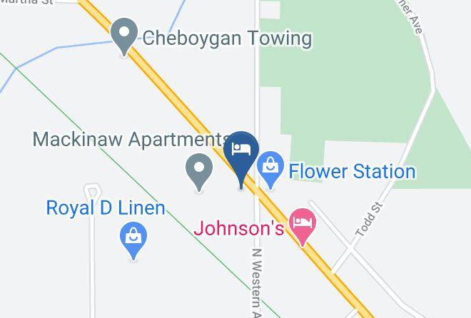 Cheboygan County - Birch Haus Motel Maps