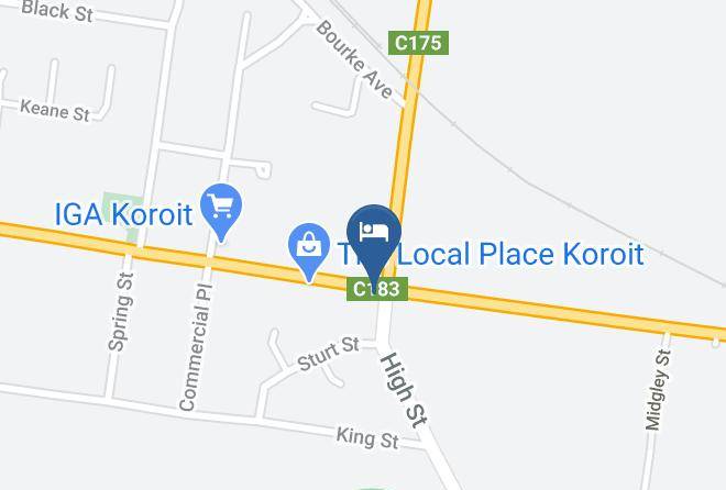 Moyne - Mickey Bourke's Koroit Hotel Maps