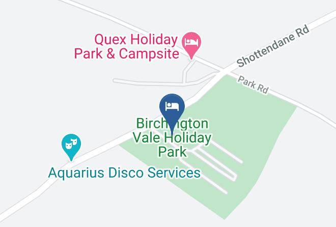 Birchington Vale Holiday Park Map
