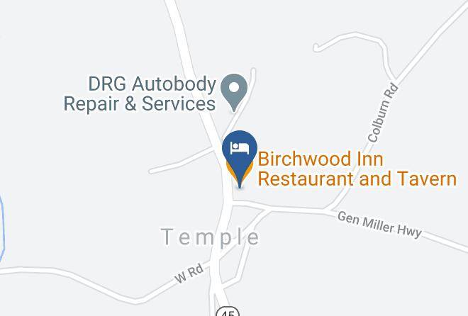 Hillsborough - Birchwood Inn Restaurant And Tavern Maps