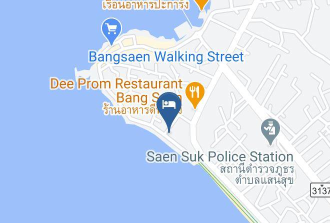 Mueang Chonburi District - Bird Bangsaen Hotel Maps