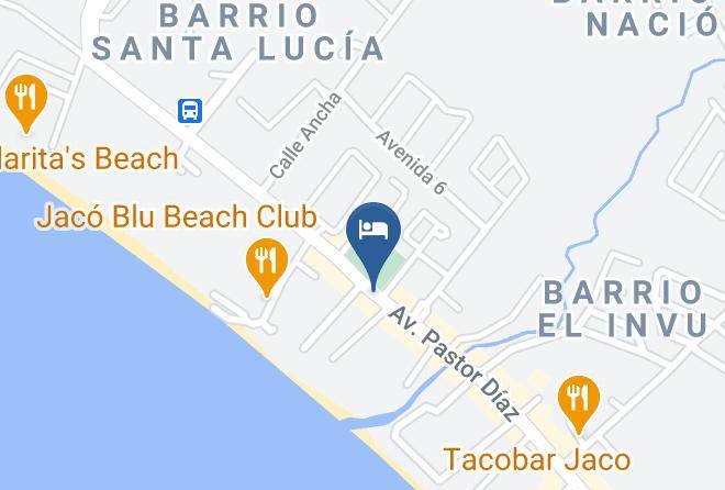 Garabito - Bird Of Paradise Hotel Maps