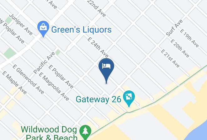 Cape May - Bird Of Paradise Motel Maps