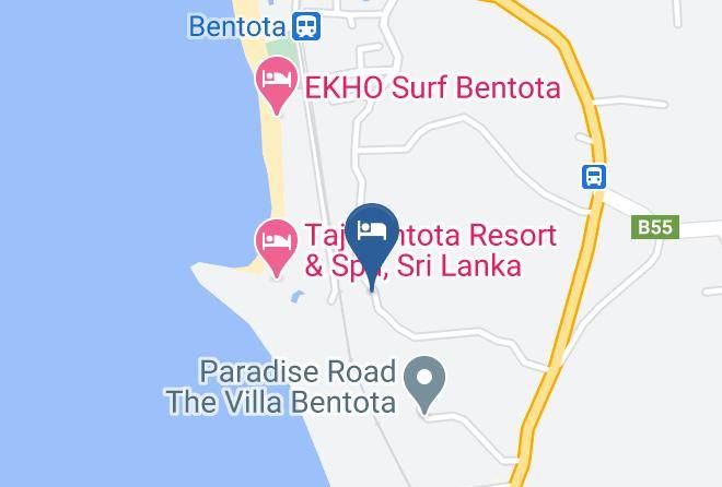 Galle - Bird's Nest Bentota Maps
