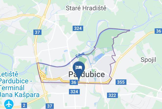 Pardubice - Restaurant & Pension Birdie Maps