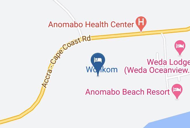 Mfantsiman - Birdrock Hotel Anomabo Maps