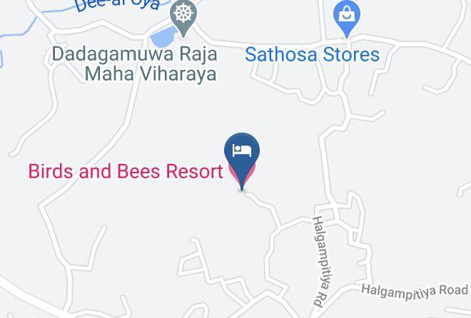 Colombo - Birds And Bees Resort Maps