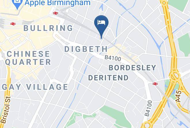 Birmingham - Birmingham Central Backpackers Maps