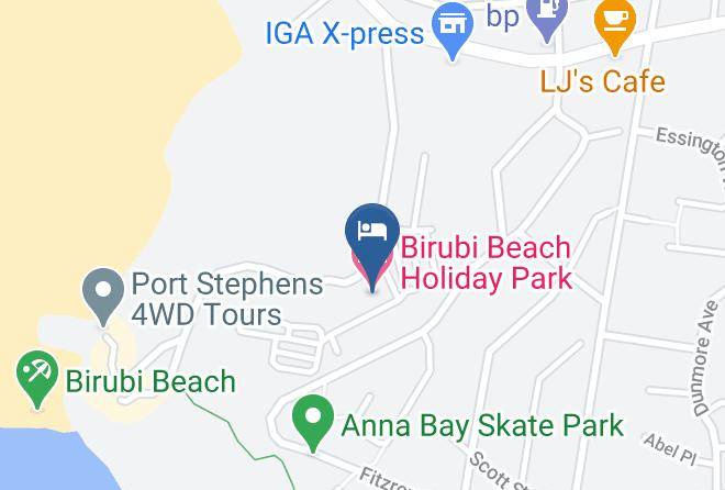 Port Stephens - Birubi Beach Holiday Park Maps