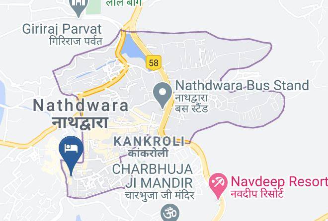 Nathdwara - Bisa Nima Dharmashala Maps