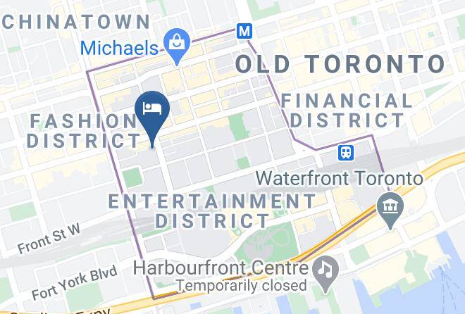 Toronto - Bisha Hotel Toronto Maps