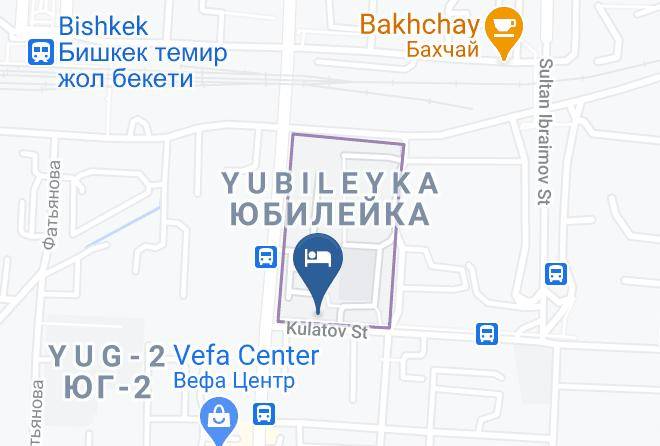 Bishkek - Bishkek Boutique Hotel Maps