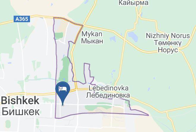 Bishkek - Bishkek Centrum Hotel Maps