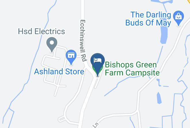 Hants - Bishops Green Farm Campsite Maps