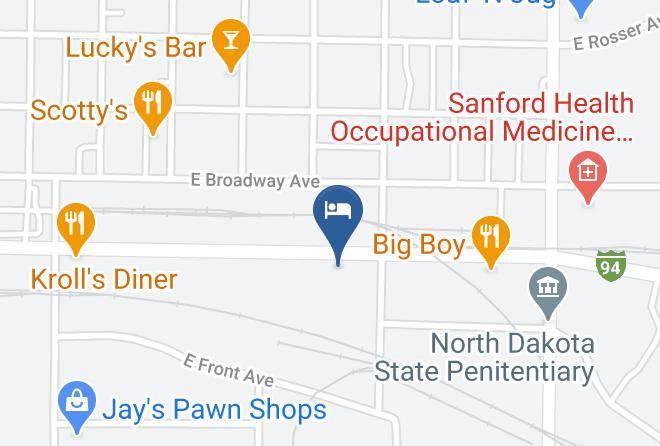 Burleigh - Bismarck Motor Motel Maps