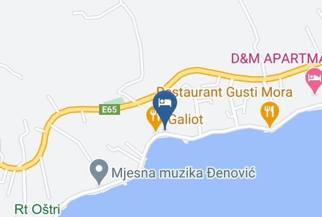 Herceg Novi - Biss Djenovici Maps