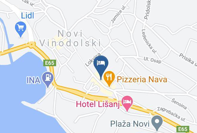 Novi Vinodolski - Bistro Azur Maps