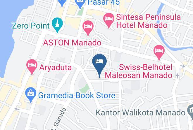 Kota Manado - Biteya City Hotel Maps