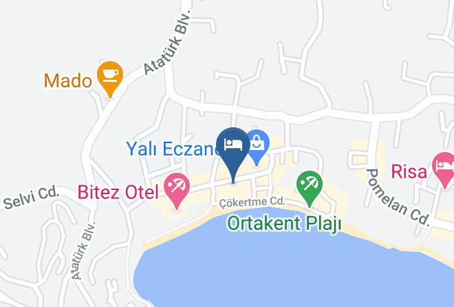 Bodrum - Bitezyalihan Hotel&beach Maps